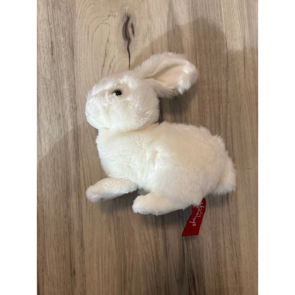 Hamleys Toy Store White Bunny Rabbit Plush Soft Toy 8” Stuffed Animal - Picture 2 of 5